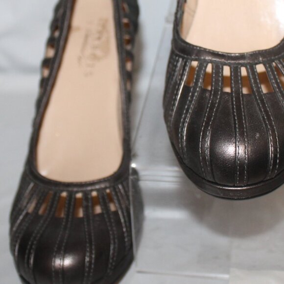 New Sky High Talbots Leather Platform Stiletto Heels Shoes w Receipt - Picture 3 of 7